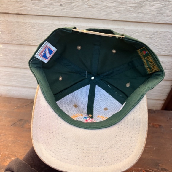 Vintage 1996 Atlanta Olympics Snapback LOGO 7 NWT hat trucker - Picture 5 of 5